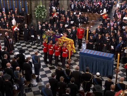 Funeral de Isabel II en Westminster.