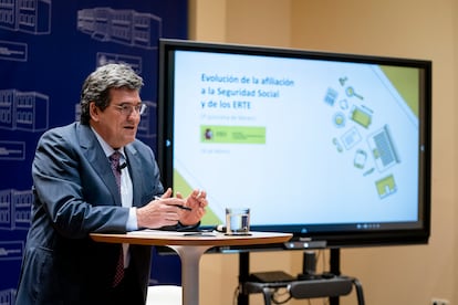El ministro de Inclusión, Seguridad Social y Migraciones, José Luis Escrivá.