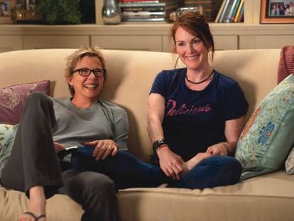 Annette Bening y Julianne Moore, en Los chicos est&aacute;n bien