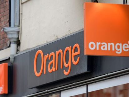 Una tienda Orange en Francia, el 18 de febrero de 2014.
