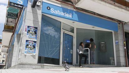 Oficina del banco de Sabadell.