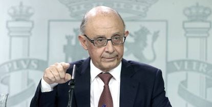 El ministro de Hacienda, Cristóbal Montoro