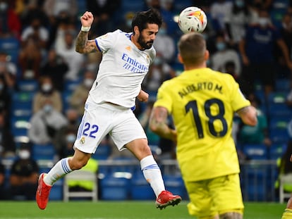 Isco, esta temporada contra el Villarreal en el Bernabéu.