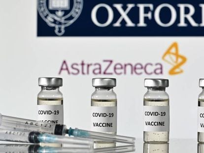 Viales de la vacuna de Oxford y AstraZeneca.