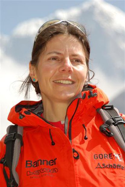 La alpinista austriaca Gerlinde Kaltenbrunner.