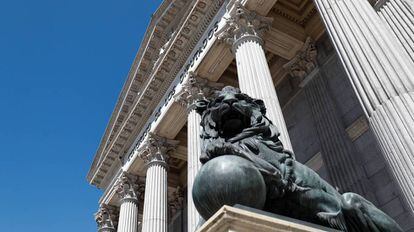 Fachada del Congreso de los Diputados.