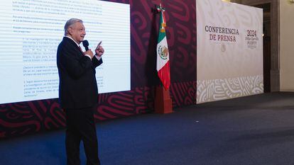 El presidente de México, Andrés Manuel López Obrador revela que el periódico New York Times trabaja en un reportaje con información de la DEA, el 22 de febrero.