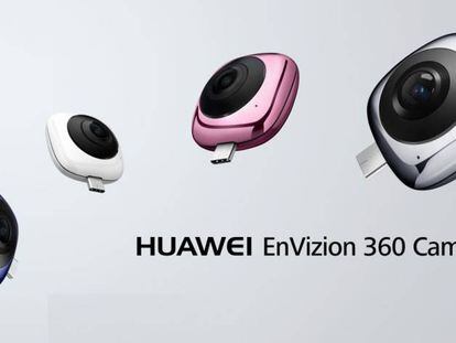 Nueva Huawei EnVizion 360, para grabar vídeos y hacer fotos de 360 grados en el móvil