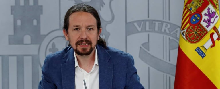 El vicepresidente segundo del Gobierno y líder de Podemos, Pablo Iglesias.