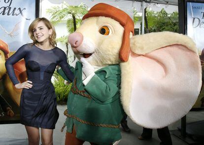 En diciembre de 2008, Emma Watson acudió al estreno de ‘El valiente Despereaux’, película de animación a la que prestó su voz. A parte de las películas de la saga Harry Potter, la actriz no había participado hasta la fecha en ningún otro proyecto. 