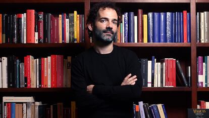 16-11-23. (DVD 1187). Luis López Carrasco, escritor y director de cine, en la librería La Central de Madrid. Jaime Villanueva