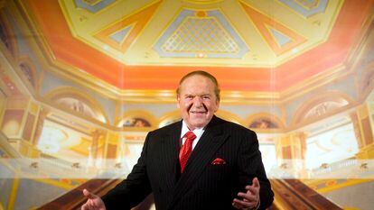 Sheldon Adelson, en una entrevista en el hotel Venetian de Macao, en agosto de 2007.