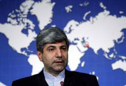 En la imagen, el portavoz del ministerio de Exteriores iraní, Ramin Mehmanparast. EFE/Archivo