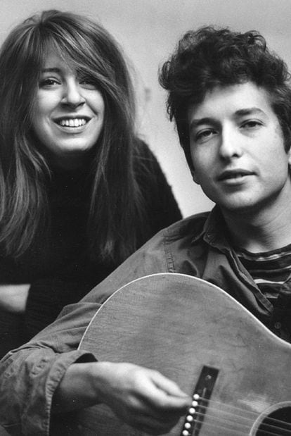 Suze Rotolo y Bob Dylan en 1970.