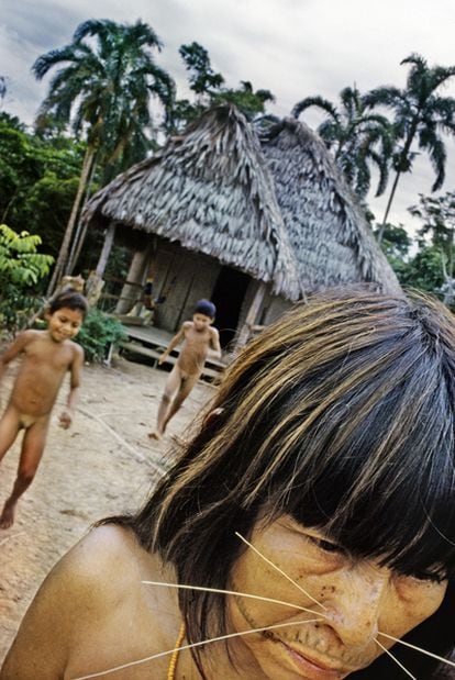 Poblado indígena del Amazonas.