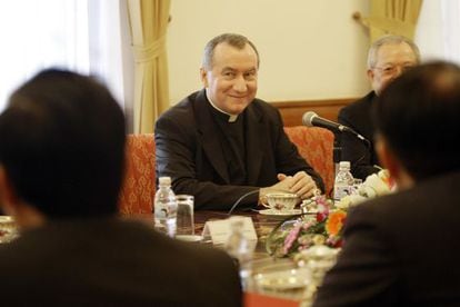 Pietro Parolin, durante unas gestiones diplomáticas con Vietnam.