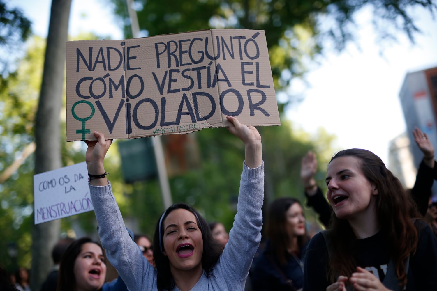 Manifestación contra la sentencia de la manada en Madrid.