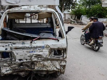 La ciudad siria de Kilis, este s&aacute;bado tras un bombardeo.