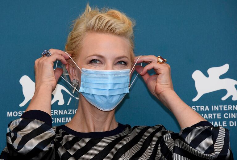 La presidenta del jurado del Festival de Venecia, Cate Blanchett, este miércoles.