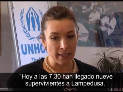 Carlotta Sami, portavoz de ACNUR, este miércoles.