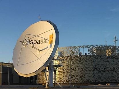 Antena de Hispasat.