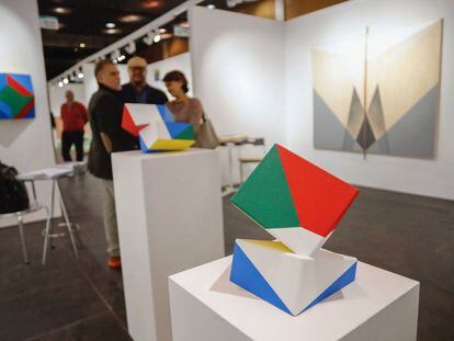 Una de las obras de la Feria de Arte Contemporáneo MARTE de Castellón.