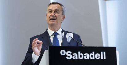 El consejero delegado de Sabadell, César González-Bueno.