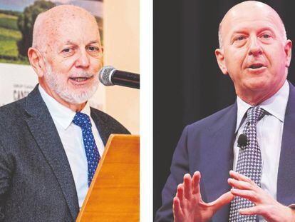 José García Carrión, presidente de la bodeguera, y David Solomon, presidente y consejero delegado de Goldman Sachs. 