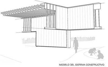 Plano del proyecto de Umbráculo y jardín infantil.