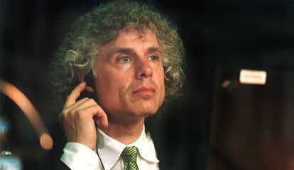 El científica Steven Pinker, en una imatge d'arxiu, el 2004, al CCCB.