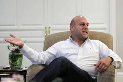 Salim Ismail durante una entrevista con EL PAÍS RETINA