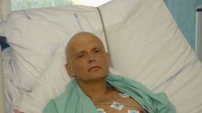 Litvinenko, en el hospital poco antes de morir
