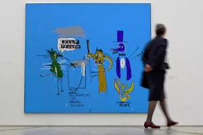 Obra de Basquiat em la Fundación Beyeler, en Basilea.