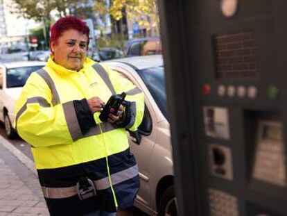 El 80% de los trabajadores de la plantilla que vigila el estacionamiento en las calles son mujeres
