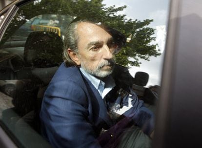 Francisco Correa, a su llegada al Tribunal Superior de Justicia de Madrid en abril de 2009.