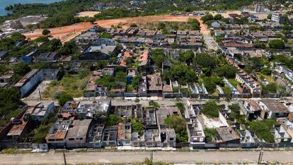 Casas abandonadas en el barrio de Mutange, en Maceió.