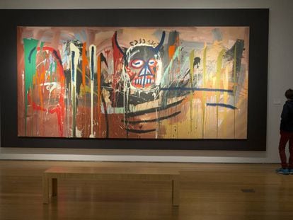 La obra Sin t&iacute;tulo, de Jean-Michel Basquiat, subastada esta semana en Nueva York.