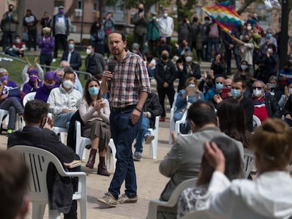 Un día con el candidato de Unidas Podemos, Pablo Iglesias