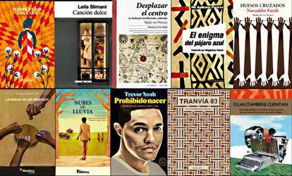 Portadas de los 10 libros arfricanos más destacados de 2017.