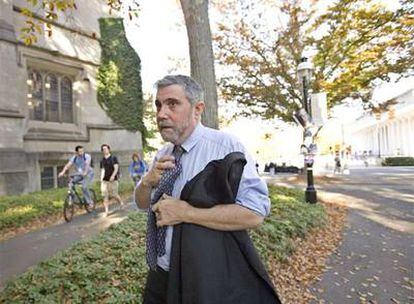 Paul Krugman esta semana en la Universidad de Princeton.