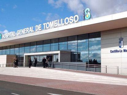 Fachada del hospital general de Tomelloso, en Ciudad Real. 