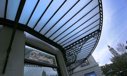 La marquesina de Casa Balanzà.