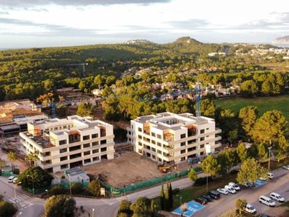 Estado actual de las obras del Kimpton Aysla Mallorca, cuya inauguración está prevista para este verano.