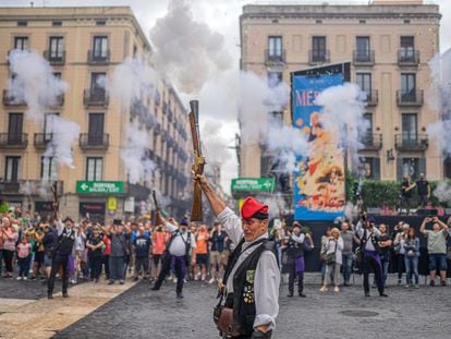 Fiestas de La Mercè en Barcelona, en una imagen tomada en septiembre de 2022.