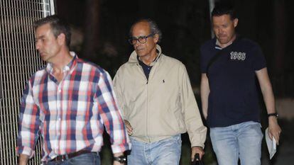 Edmundo Rodríguez Sobrino, cuando fue detenido en 2017.