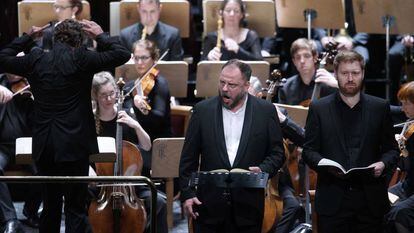 El barítono Matthias Goerne, el tenor Sebastian Kohlhepp, bajo la dirección de Pablo Heras-Casado.
