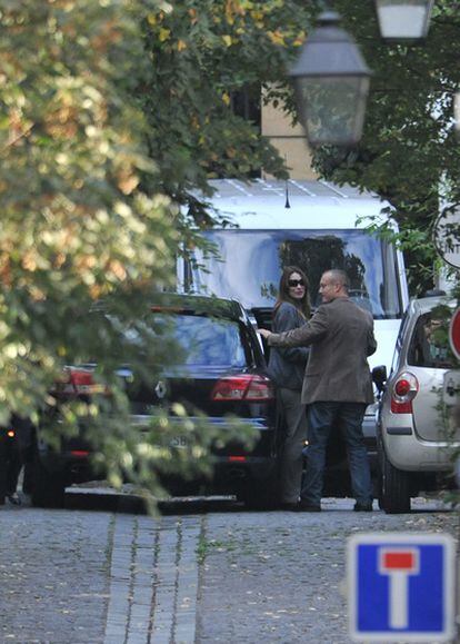 La primera dama francesa, Carla Bruni, en París, el 13 de octubre de 2011