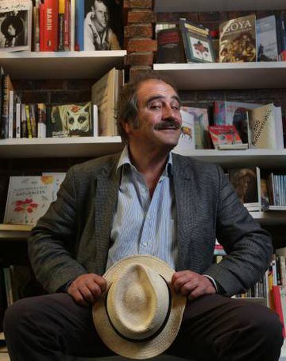 El escritor Rafael Reig, en la librería Alberti, de Madrid, el pasado 9 de mayo.