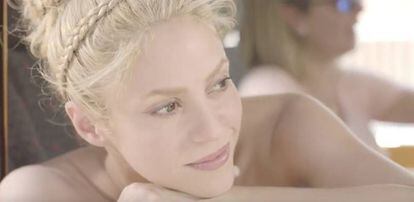 Shakira en el v&iacute;deo &#039;La bicicleta&#039;.