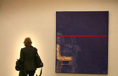 'Línea roja' de Antoni Tapiés (1963) dió título a una exposición de arte contemporáneo español en el IVAM.